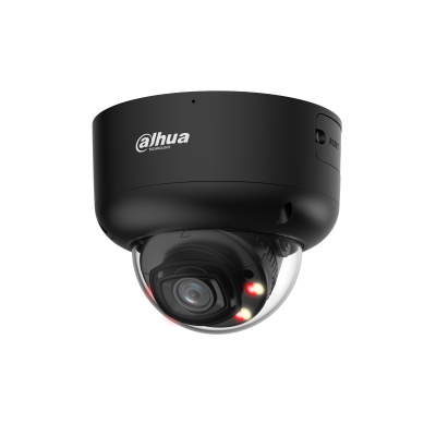 Dahua IPC-HDBW5659R1-ASE-PV-0280B-PRO-BLACK 6MP WizColor Fixed-focal Dome WizMind Network Camera
