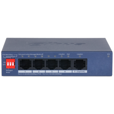 Dahua CS4005-4GT-36 5-Port Cloud Managed Desktop Gigabit Switch with 4-Port PoE