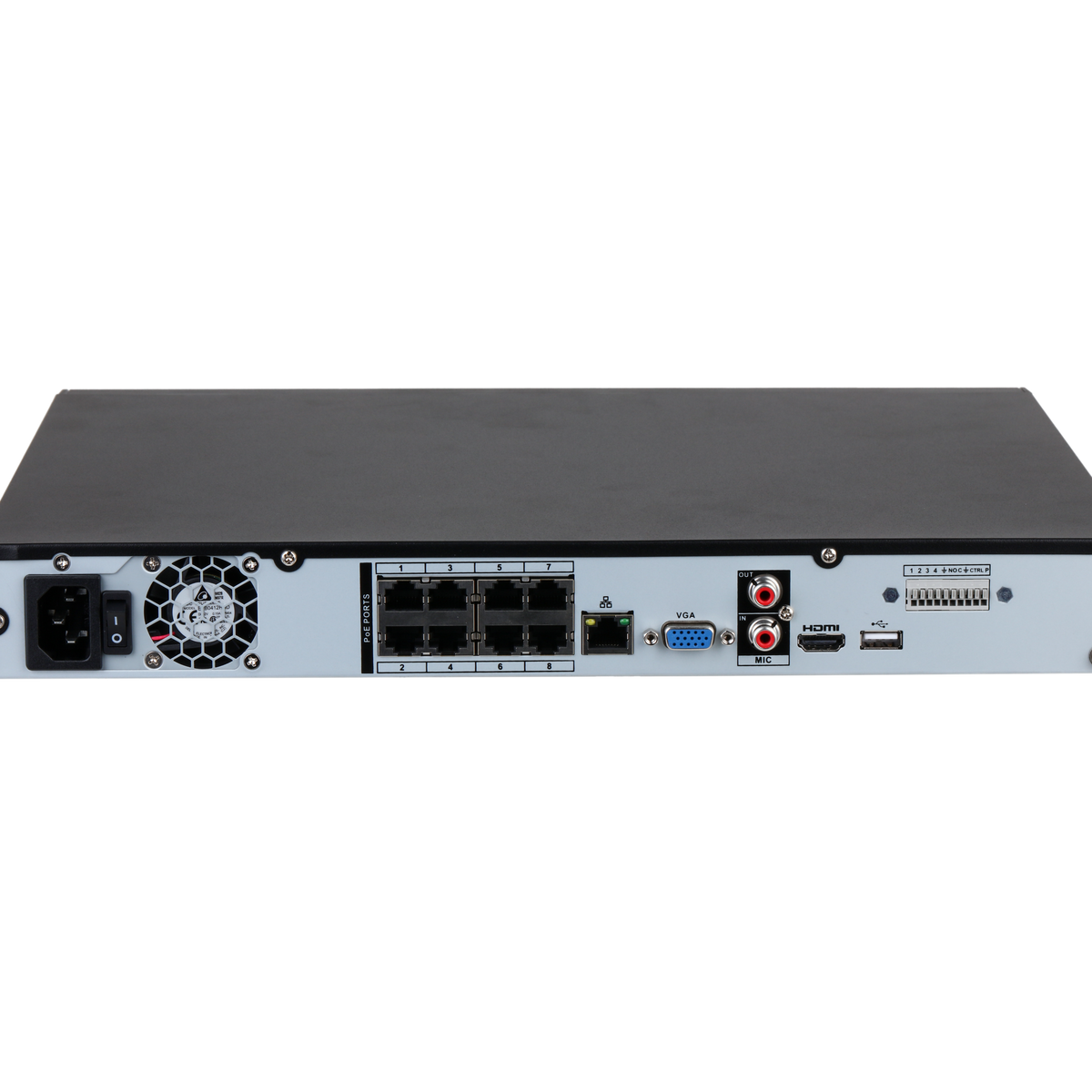 Dahua NVR4208-8P-4KS3 8CH 1U 8PoE 2HDDs Lite Network Video Recorder