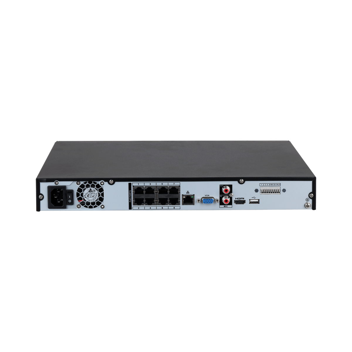 Dahua NVR4208-8P-EI 8CH 1U 8PoE 2HDDs WizSense Network Video Recorder