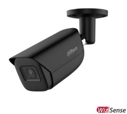 Caméra réseau bullet WizSense Dahua IPC-HFW2449T-ASIL0360B-B, 4 MP, Smart Dual Light, focale fixe