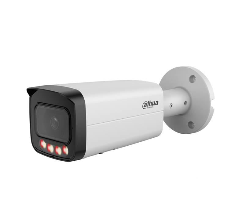 Caméra réseau bullet WizMind Dahua IPC-HFW5859T-ASE-IL-0280B 8MP à focale fixe et double éclairage intelligent