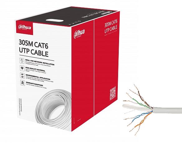DAHUA PFM920I-6UN-C CAT6 UTP Network Cable 305m White OFC PVC