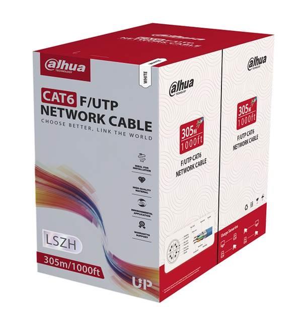 DAHUA PFM923I-6UN-C CAT6 UTP Network Cable 305m White OFC LSZH