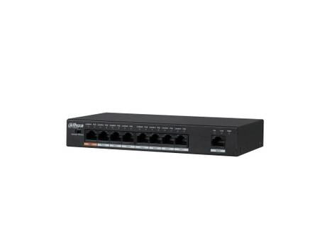 Switch PoE DAHUA PFS3009-8ET1GT-96-V2 de 8 puertos Fast Ethernet no gestionado 8PoE